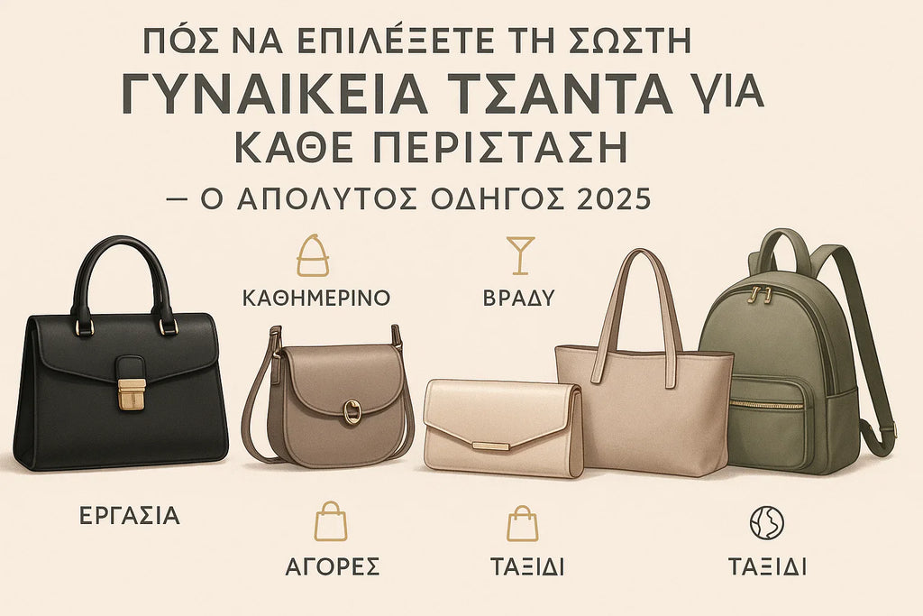 👜 Πώς να Επιλέξεις τη Σωστή Γυναικεία Τσάντα για Κάθε Περίσταση