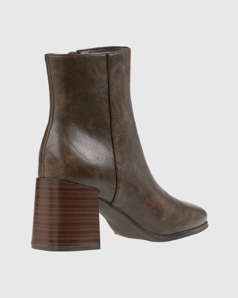 Verde Γυναικεία Μποτάκια 28-4159 Καφέ