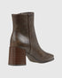 Verde Γυναικεία Μποτάκια 28-4159 Καφέ