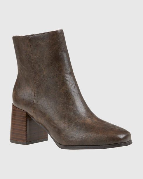 Verde Γυναικεία Μποτάκια 28-4159 Καφέ