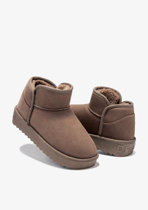 D.Franklin Nordic Μποτάκια Χαμηλά στον Αστράγαλο Πούρο