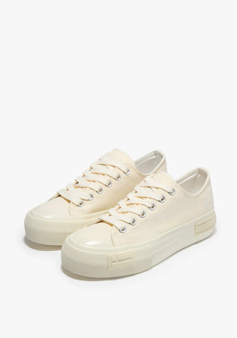 D.Franklin Sneakers One Way Low Classic Μπεζ