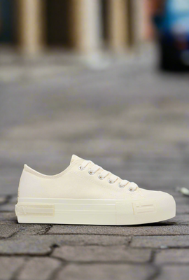 D.Franklin Sneakers One Way Low Classic Μπεζ