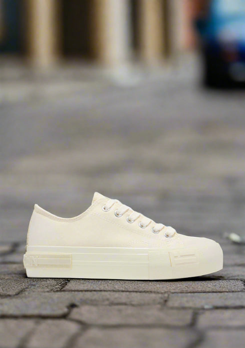 D.Franklin Sneakers One Way Low Classic Μπεζ