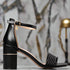 Envie Shoes Πέδιλα με Χοντρό Τακούνι Μαύρο