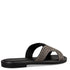Envie Shoes Flat Σανδάλια με Διακοσμητικά Στρας Μαύρο