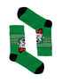 Κάλτσα Unisex με Σχέδιο "Christmas Cat" Πράσινο