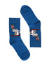 Κάλτσα Unisex με Σχέδιο "Rabbit" Μπλέ