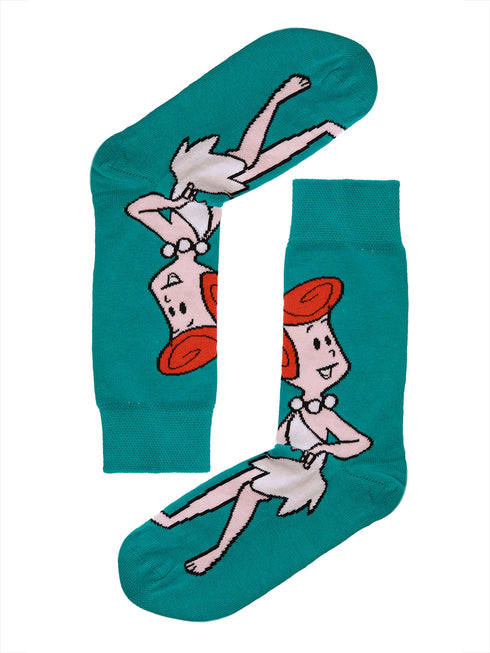 Κάλτσα Unisex με Σχέδιο "Wilma" Πράσινο