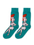 Κάλτσα Unisex με Σχέδιο "Wilma" Πράσινο