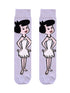 Κάλτσα Unisex με Σχέδιο "Βetty" Μώβ