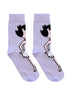 Κάλτσα Unisex με Σχέδιο "Βetty" Μώβ