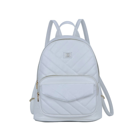 VQF Polo Line Γυναίκεια Τσάντα Πλάτης 2357 Λευκό