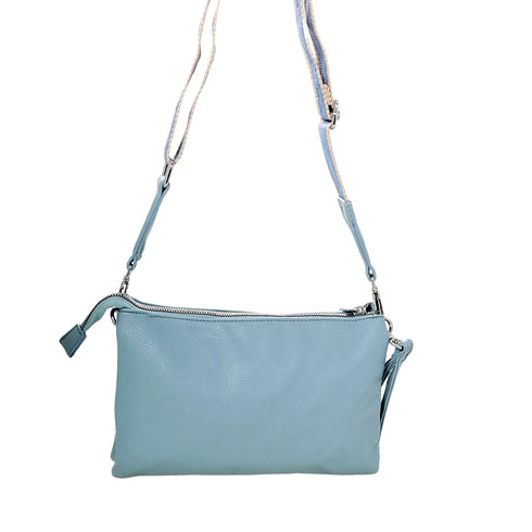 VQF Polo Line Γυναίκεια Τσάντα Χιαστί 2237 Ανοιχτό Μπλε