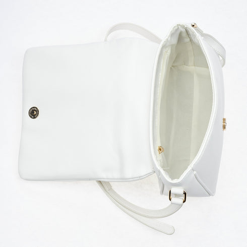 Verde Γυναικείο Τσαντάκι Βραδινό 01-1550 Λευκό