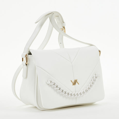 Verde Γυναικείο Τσαντάκι Βραδινό 01-1550 Λευκό