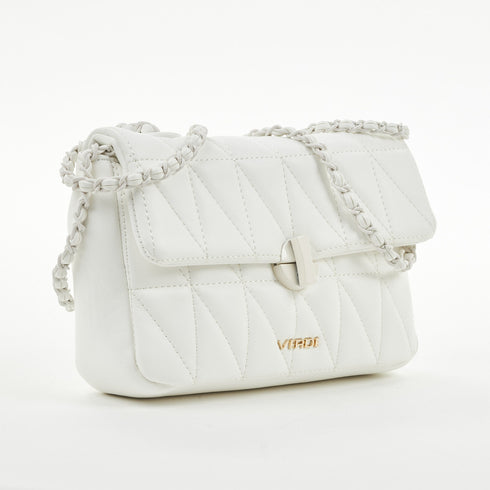 Verde Γυναικείο Τσαντάκι Βραδινό 01-1557 Λευκό