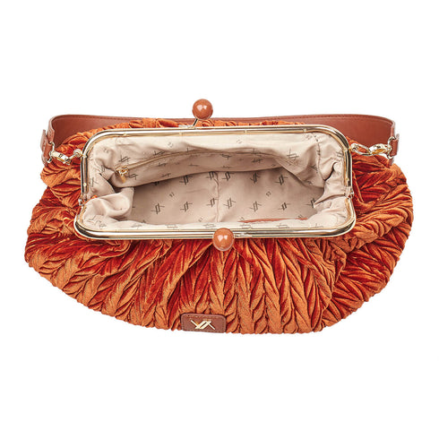 Verde Γυναικεία Τσάντα Χειρός-Ώμου 16-7153 Κάμελ