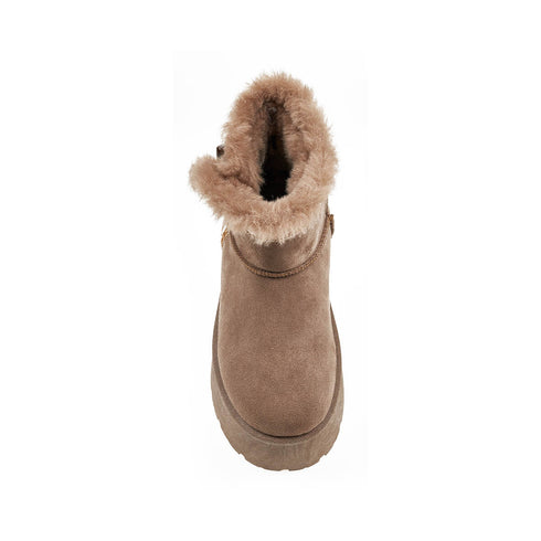 Verde Μποτάκια Χαμηλά Nordic με Διακοσμητικό Κέντημα 28-3955 Πούρο