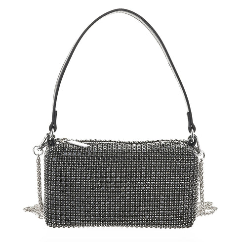 Verde Γυναικείο Τσαντάκι Βραδινό 01-1656 Μαύρο