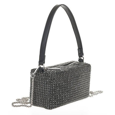 Verde Γυναικείο Τσαντάκι Βραδινό 01-1656 Μαύρο