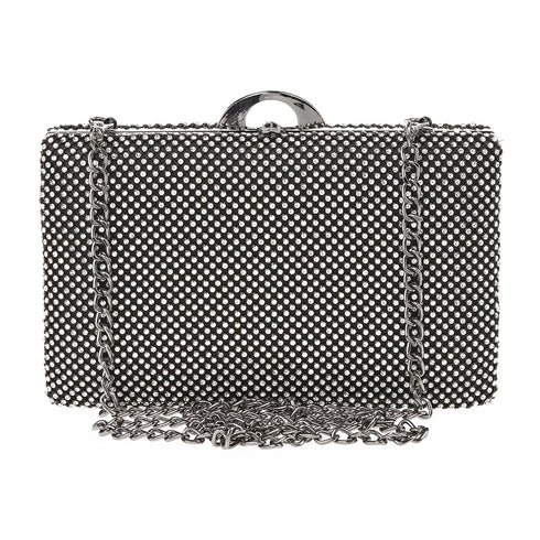 Verde Γυναικείο Τσαντάκι Βραδινό 01-1648 Μαύρο