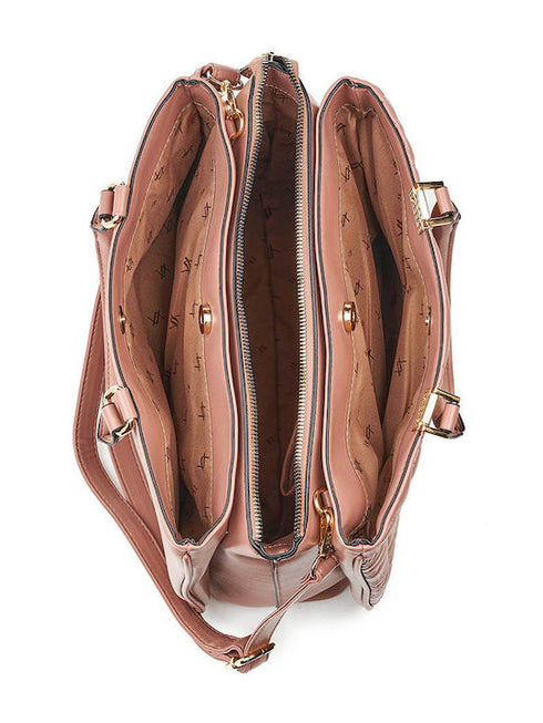 Verde Γυναικεία Τσάντα Ώμου-Χειρός 16-6585 Nude