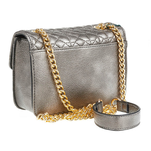 Verde Γυναικεία Τσάντα Χιαστί 16-6986 Γκρι