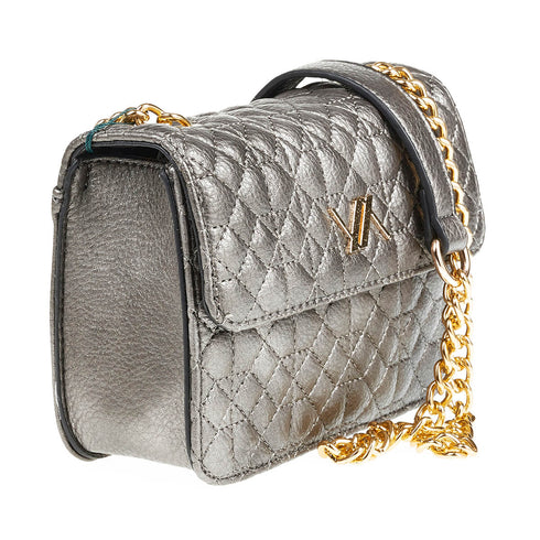 Verde Γυναικεία Τσάντα Χιαστί 16-6986 Γκρι