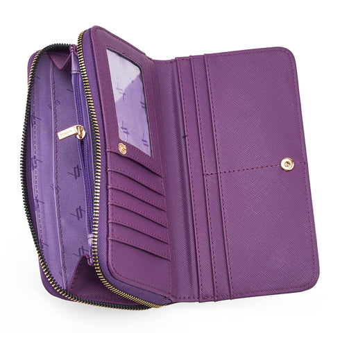 Verde Γυναικείο Πορτοφόλι 18-1383 Μωβ