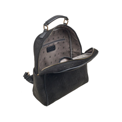 Verde Γυναικείο Σακίδιο Πλάτης 16-7476 Σουέτ Μαύρο