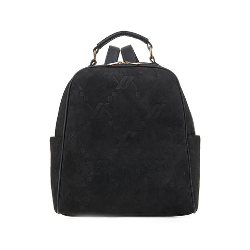 Verde Γυναικείο Σακίδιο Πλάτης 16-7476 Σουέτ Μαύρο