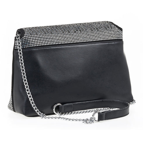 Verde Γυναικεία Τσάντα Ώμου 16-7123 Μαύρο