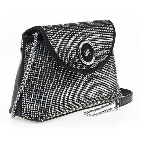 Verde Γυναικεία Τσάντα Ώμου 16-7123 Μαύρο