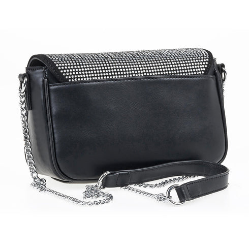 Verde Γυναικεία Τσάντα Ώμου 16-7124 Μαύρο