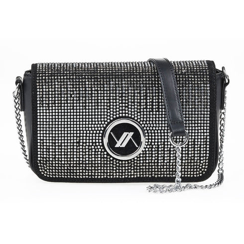 Verde Γυναικεία Τσάντα Ώμου 16-7124 Μαύρο