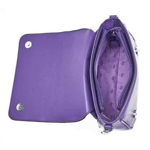 Verde Γυναικεία Τσάντα Ώμου 16-7124 Μωβ