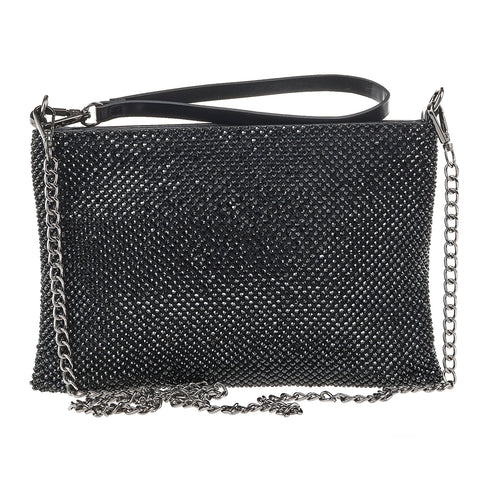 Verde Γυναικείο Τσαντάκι Βραδινό 01-1647 Μαύρο