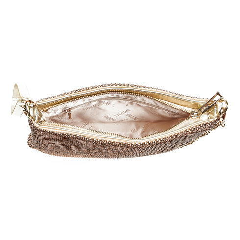 Verde Γυναικείο Τσαντάκι Βραδινό 01-1647 Χρυσό