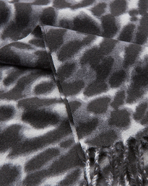 VERDE ΓΥΝΑΙΚΕΙΟ ΚΑΣΚΟΛ 06-0001331 ANIMAL PRINT ΜΑΥΡΟ