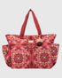 Verde Γυναικεία Τσάντα θαλάσσης Βαμβακερή 14-0328 Κόκκκινο