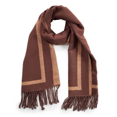 Verde Γυναικείο Κασκόλ 06-1178 Καφέ