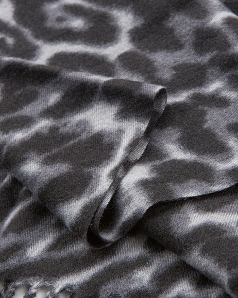 VERDE ΓΥΝΑΙΚΕΙΟ ΚΑΣΚΟΛ 06-0001331 ANIMAL PRINT ΜΑΥΡΟ