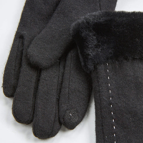 VERDE ΓΥΝΑΙΚΕΙΑ ΓΑΝΤΙΑ 02-0712 ΜΑΥΡΟ