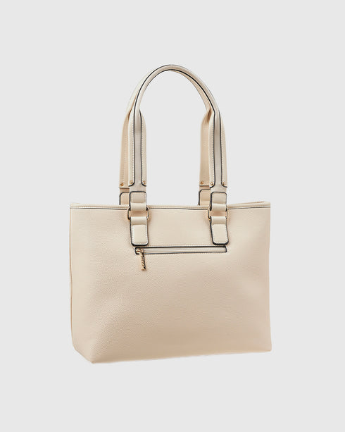 Verde Γυναικεία Τσάντα Ώμου  16-7964 Εκρού