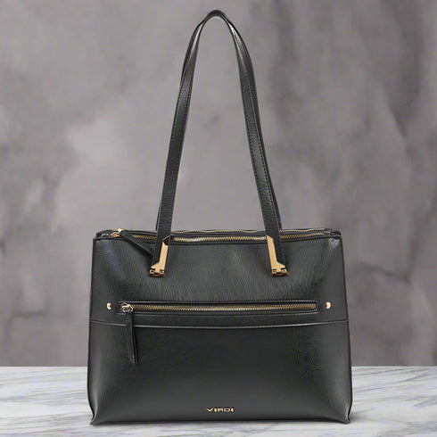 Verde Γυναικεία Τσάντα Ώμου 16-6682 Μαύρο