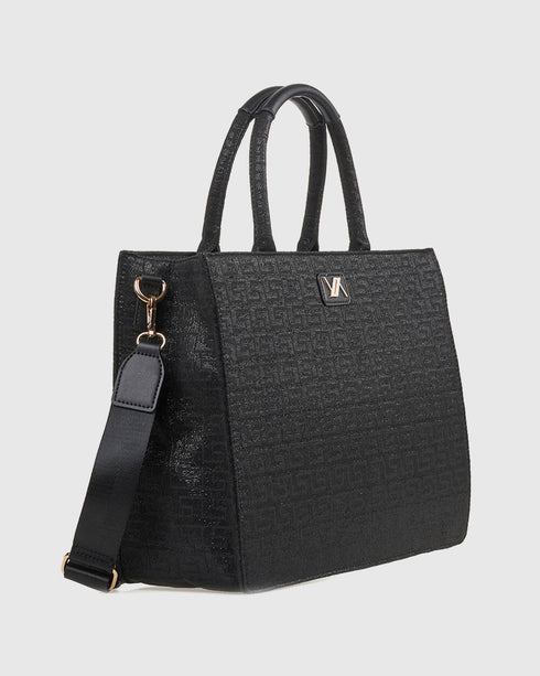 Verde Γυναικεία Τσάντα Χειρός 16-7723 Μαύρο