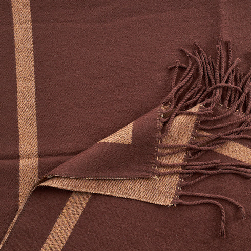 Verde Γυναικείο Κασκόλ 06-1178 Καφέ