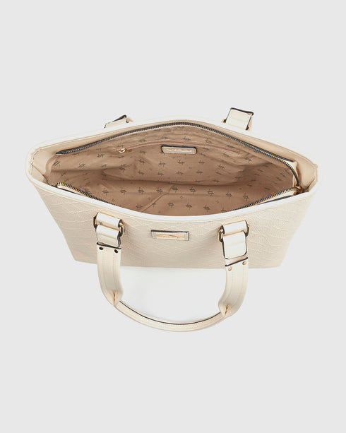 Verde Γυναικεία Τσάντα Ώμου  16-7964 Εκρού