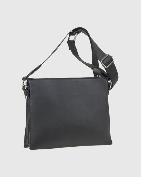 Verde Γυναικεία Τσάντα Χιαστί 16-7835 Μαύρο